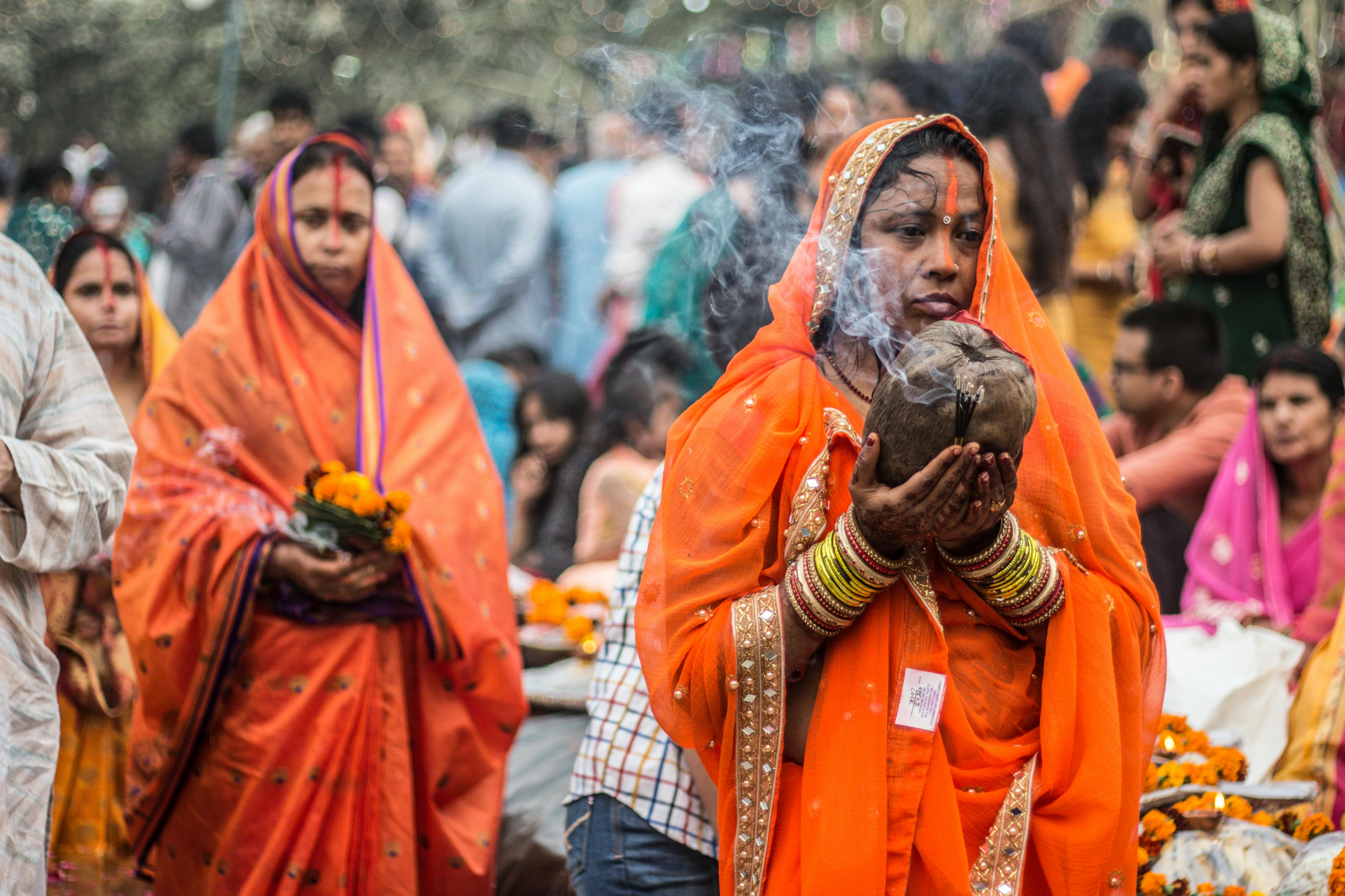 Women performing rituals